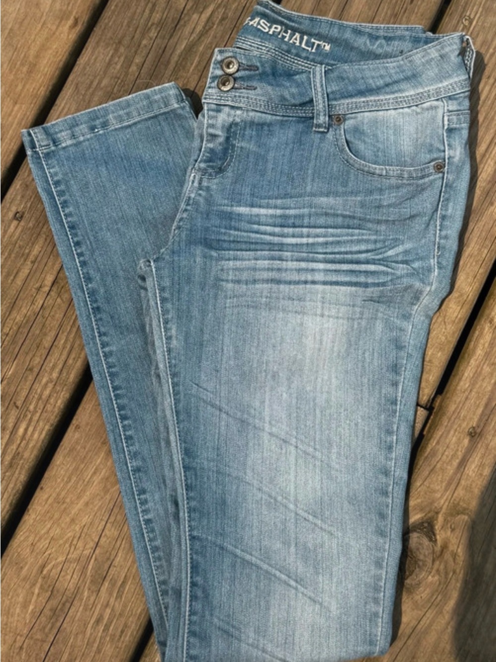 Blue Asphalt Juniors Straight jeans in size 11 Long